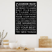 Classroom Rules Poster (Keuken)