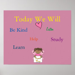 Classroom Rules poster