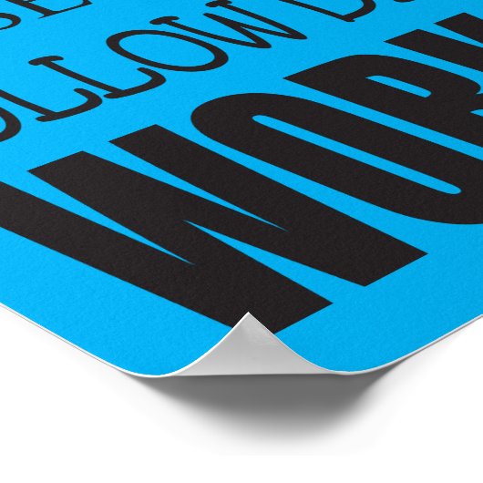 Classroom Rules Poster (blauw), 12 x 36 inch (Hoek)