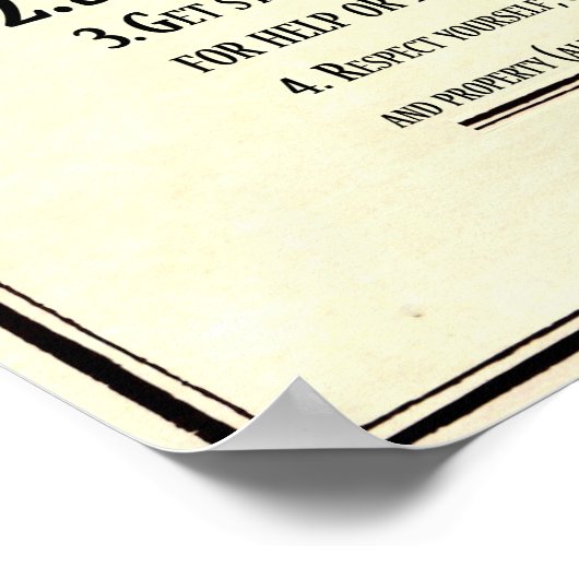 Classroom Rules Proclamation Education Decreet 1 Poster (Hoek)