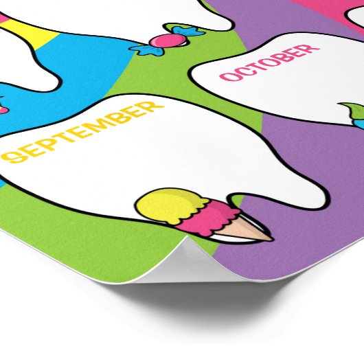 Classroom Tooth Tally Chart Poster in Candy Theme (Coin)