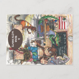 Classroom uit het boek "Een Beer met mieren" Briefkaart