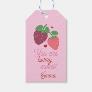 Classroom Valentijnsdag Berry Sweet Gift Label Cadeaulabel