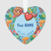 Classroom Valentijnsdag Donut Flower Personalisere Ornament (voorkant)