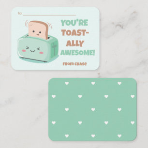 Classroom Valentijnsdag Geweldige Toast Kaart Notitiekaartje
