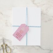 Classroom Valentijnsdag Pretzel Knots Gift Label Cadeaulabel (Met Touw)