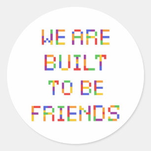 Classroom-Valentijnsdag Ronde Sticker