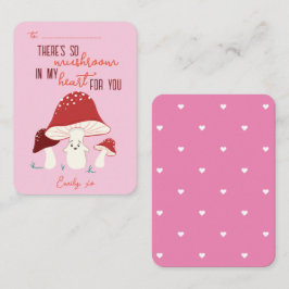 Classroom Valentijnsdag So Mushroom Heart Kaart Notitiekaartje