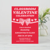 Classroom Valentine Celebration Kaart (Staand voorkant)