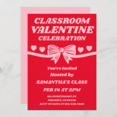 Classroom Valentine Celebration Kaart (Voorkant / Achterkant)