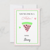 Classroom Valentine You're One in a Melon (Voorkant)