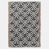 Classy 1920s  zwart-wit deken (Voorkant Verticaal)