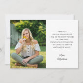 Classy 2 Merci de la graduation photo (Dos)