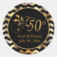 Classy 50th Golden Wedding Jubileum