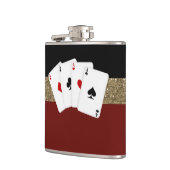 Classy Aces Poker Heupfles (Links)