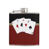 Classy Aces Poker Heupfles (Voorkant)