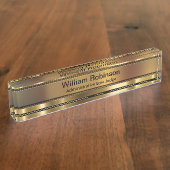 Classy Administrative Law Juge Bureau Nom Plaque (Taille)