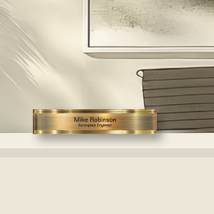 Classy Aerospace Engineer Desk Naam Plaque Naambordje