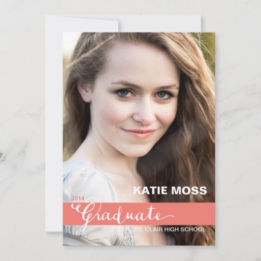 CLASSY Afstuderen Aankondiging | Coral (Voorkant)