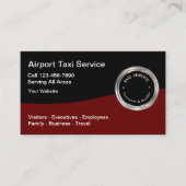 Classy Airport Taxi Cartes de visite (Devant)
