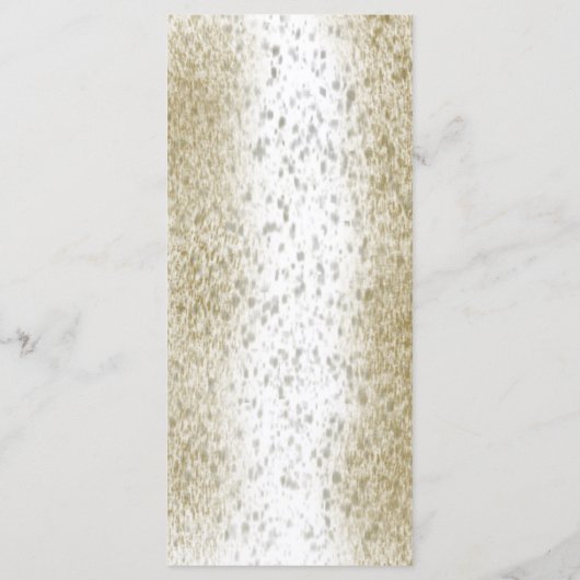 Classy Animal Print Leopard Menu (Achterkant)