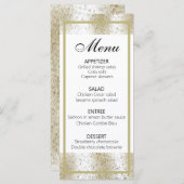 Classy Animal Print Leopard Menu (Voorkant / Achterkant)