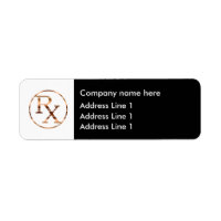 Classy Apotheek Retouradres Sticker Labels