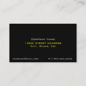 Classy ARCHITECT Visitekaartje (Achterkant)