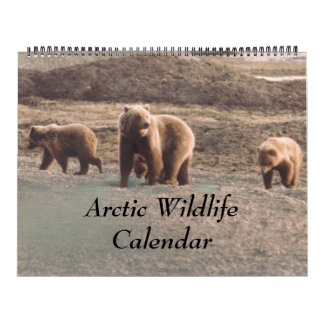 Classy Arctic Wildlife Alaska Foto gemaakt Kalender