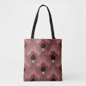 Classy Art Deco Fan Design Canvas tas (Voorkant)