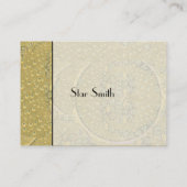 Classy Art  Peacock Boutique Kaart Visitekaartje (Achterkant)