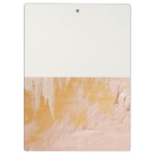 Classy Artistic Struik Pink Gold Oil Paint Texture Klembord (Achterkant)