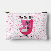 Classy Atomic Cats Diamond Collars Pink Polka Dots Etui (Voorkant)