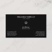 Classy Attorney at Law | Advocaat Visitekaartje (Voorkant)
