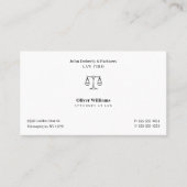 Classy Attorney at Law | Advocaat Visitekaartje (Voorkant)