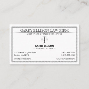 Classy Attorney at Law   Advocaat Visitekaartje