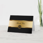 Classy Attorney Blank Business Hartelijk dank Bedankkaart (Voorkant)