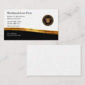 Classy Attorney Law Kantoor Visitekaartje (Voorkant / Achterkant)