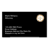 Classy Attorney Magnetic Visitekaartjes Magnetisch Visitekaartje (Voorkant)