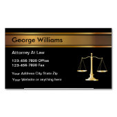 Classy Attorney Visitekaartje Magneten (Voorkant)