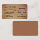 Classy Attorney Visitekaartjes (Voorkant / Achterkant)