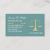 Classy Attorney Visitekaartjes (Voorkant)