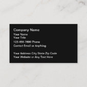 Classy Automotive Thema Visitekaartjes (Achterkant)