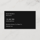 Classy Automotive Visitekaartje Design (Achterkant)