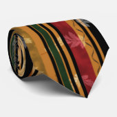 Classy Autumn Leaf en Pattern Design Stropdas (Opgerold)