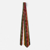 Classy Autumn Leaf en Pattern Design Stropdas (Achterkant)