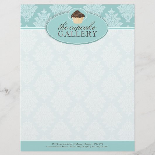 Classy Bakery Letterhead Briefhoofd Ontwerp (Voorkant)