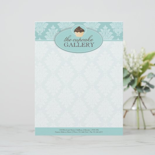 Classy Bakery Letterhead Briefhoofd Ontwerp (Staand voorkant)