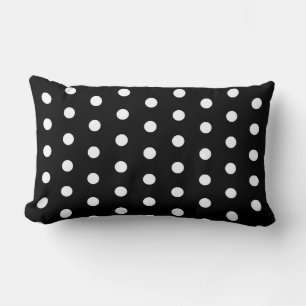 Classy Basic zwart-wit polka dots patroon Kussen