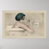 Classy Bathroom Wall Art Poster (Voorkant)